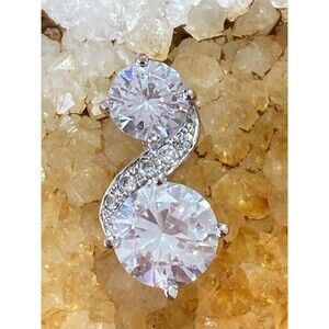 ross simons 925 sterling silver cz pendant